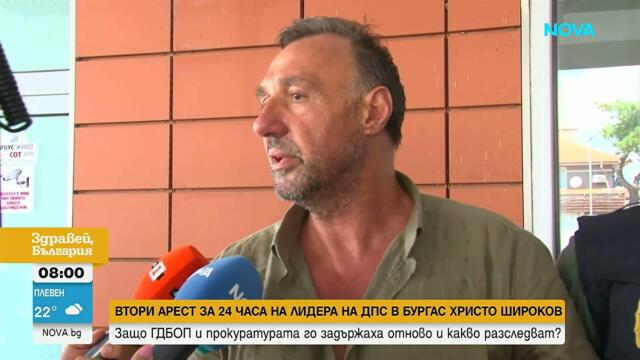 Защо отново е задържан областният лидер на ДПС Христо Широков | 16 юли 2026