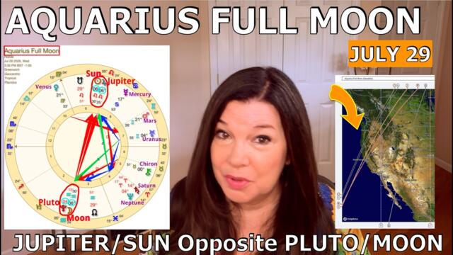 Aquarius FULL MOON: Take Your Places! [July 29, 2026] Astrology Numerology AstroCartography Forecast