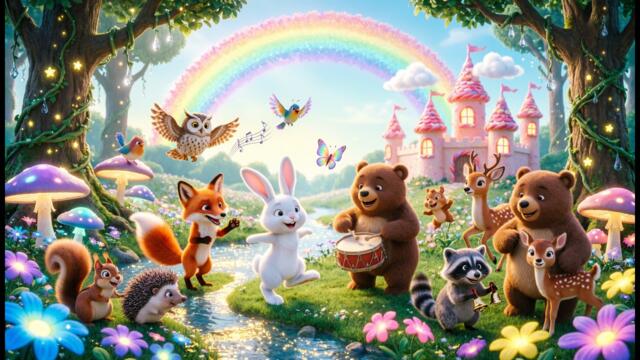 🐻 Вълшебни песнички с приказни животни за деца 🦊 | Детски песни и забавления | 30 минути|