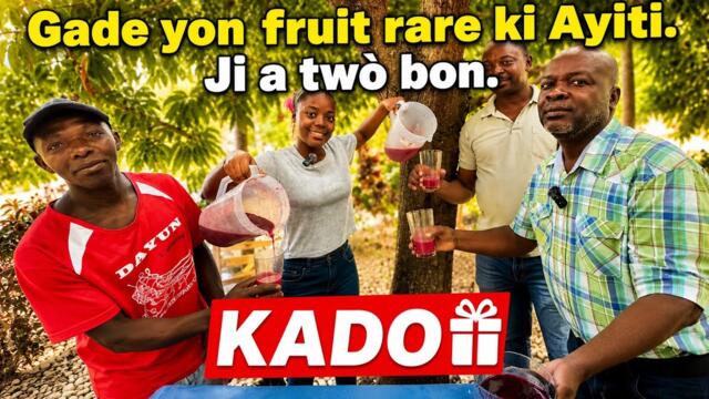 Yon Fruit rare en Haïti: sa twò gou !!!