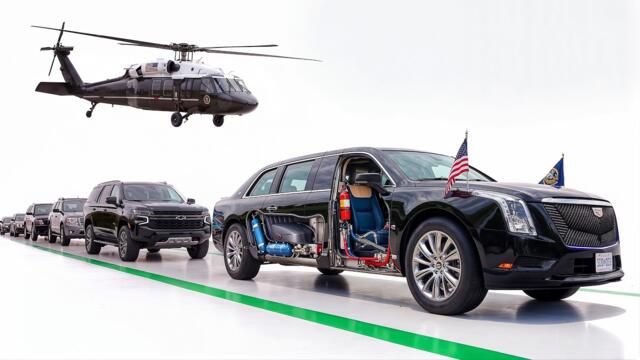 Inside Secrets of the US President’s Motorcade