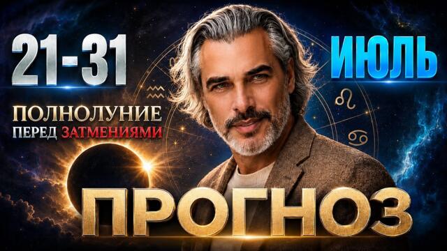ЗАТМЕНИЕ УЖЕ БЛИЗКО: прогноз на 21–31 июля