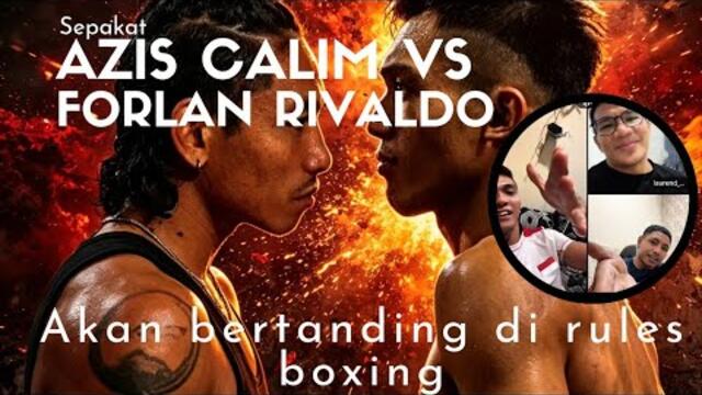 Azis Calin Dan Forlan Rivaldo Sepakat akan bertanding di rules Boxing