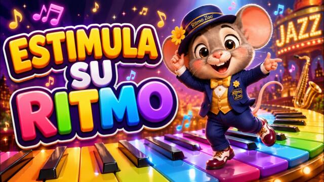 Canción para que tu bebé BAILE y gaste energía 🐭 Estimulación Motriz