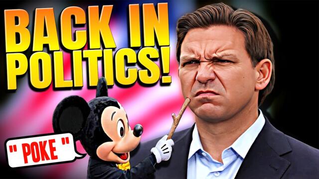 Disney RETURNS to Politics! Mickey Mouse TAUNTS Florida Republicans with RECORD-BREAKING Donation!