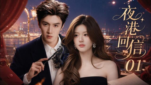 《夜港回信》01：破产千金被未婚夫背弃，神秘霸总携两世深情求婚！💕#陈哲远 #赵露思  #甜宠 #穿越   #爱情