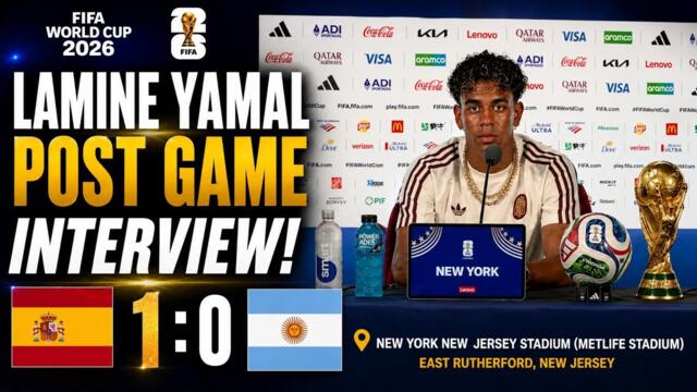"MESSI IS THE GOAT! 🐐" | LAMINE YAMAL POST-MATCH INTERVIEW