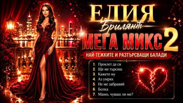 ❤️Елия Брилянт - Мега микс 2 (2026) | Най-тежките и разтърсващи балади❤️
