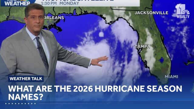 What are the 2026 hurricane season names? | Weather Talk
