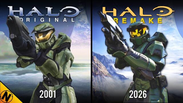 Halo: Campaign Evolved - Remake vs Original [PC] | Direct Comparison