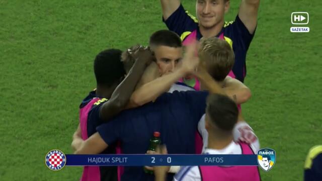 SAŽETAK | Hajduk 2️⃣:0️⃣ Pafos | 🔴🔵