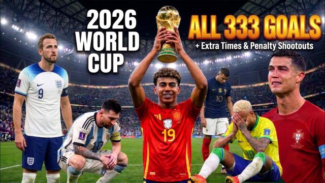 World Cup 2026 ALL GOALS! I 333 Goals in 12 Mins!