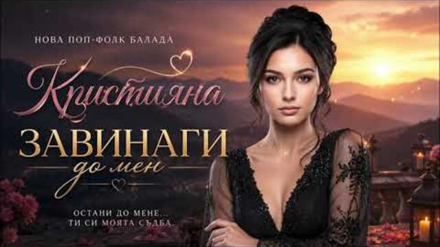 Кристияна - Завинаги до мен | Нова романтична поп-фолк балада 2026 (Official Audio)