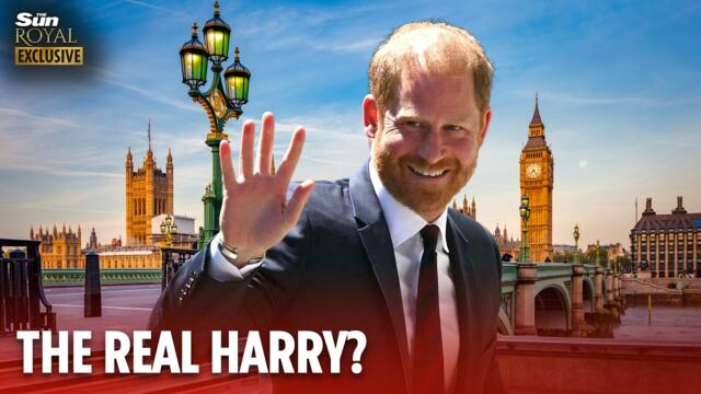Prince Harry only ever looks 'really happy' when he's in the UK away from Meghan