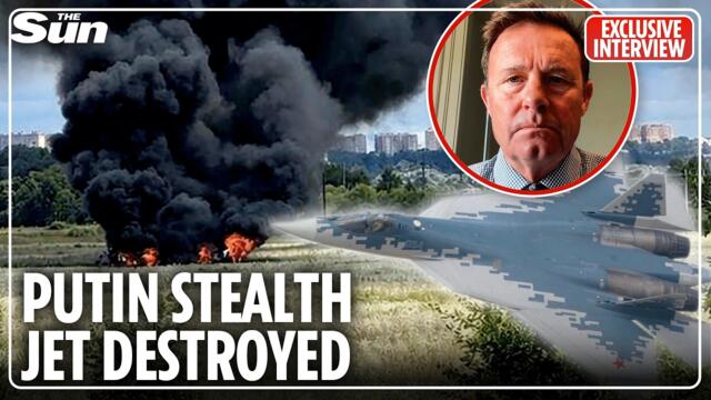 New humiliation for Putin as prized Su-57 stealth fighter crashes in fireball near Moscow