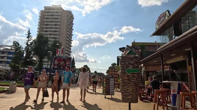 Разходка из Слънчев Бряг през летния сезон.