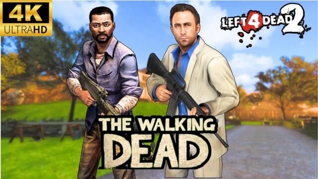 The Walking Dead Meets Left 4 Dead 2 | Lee & Kenny Return (4K No HUD)