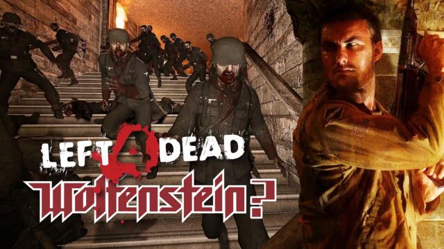 Left 4 Dead 2 | World War 2 + Wolfenstein | Escape From Castle Yhy