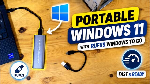 I Put Windows 11 on an External SSD and It’s Genius