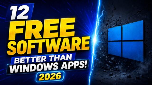 12 Free Software that are Better than Windows Apps! 2026