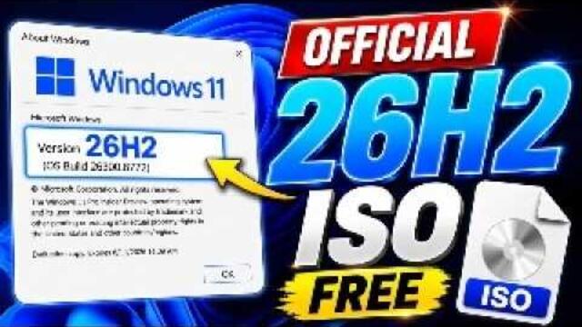Windows 11 26H2 ISO Download & Install | Official Microsoft easy method