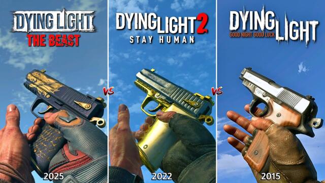 Dying Light: The Beast vs Dying Light 2 vs Dying Light  - Graphics, Physics and Details Comparison