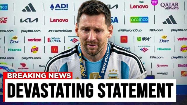 Lionel Messi Makes A Shocking Announcement After FIFA Banned Argentina From The World Cup