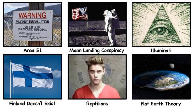 The Craziest Conspiracy Theories Explained in 8 Minutes