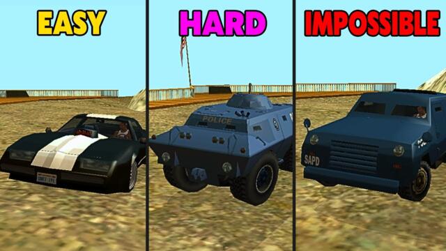 Hidden Vehicles in GTA San Andreas
