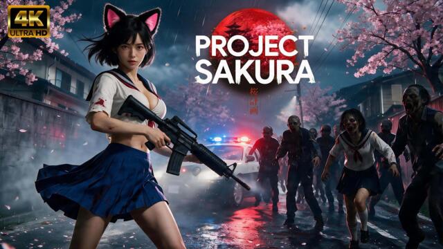 I have never seen a zombie game this feminine | Project Sakura Demo | Ultra Settings (4k60)