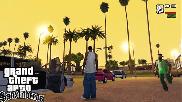 GTA San Andreas Proper Shaders + RoSa Evolved + Busy Ped & Urbanize Mod Gameplay *MUST WATCH*