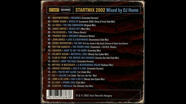 VA - Startmix 2002 (Mixed by DJ Home)
