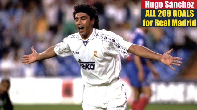 Hugo Sánchez ◉ All 208 Goals for Real Madrid.