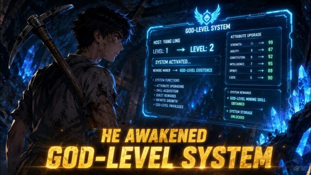 [FULL] Trapped As A Mine Slave, He Awakened A God-Level System And Upgraded To The Peak