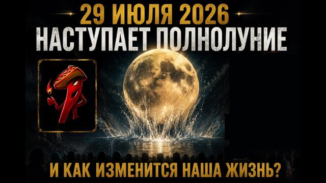 29 июля 2026  НАСТУПАЕТ ПОЛНОЛУНИЕ  В ДАТЕ ОГОВОРКА В  ВИДЕО И КАК ИЗМЕНИТСЯ НАША ЖИЗНЬ?