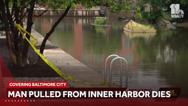 Man pulled from Inner Harbor dies at hospital