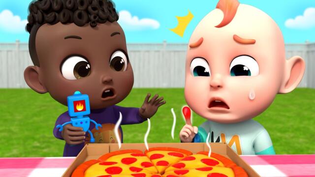 Hot Food Can Burn! Rob Learns a Safety Lesson 🔥 | Safety Song | Rosoo Happy Kids & Nursery Rhymes