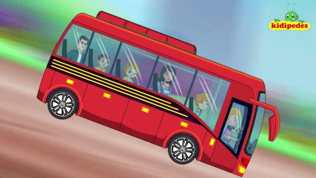 WHEELS ON THE BUS - Children Nursery Rhyme | Kindergarten Songs | Toddlers 