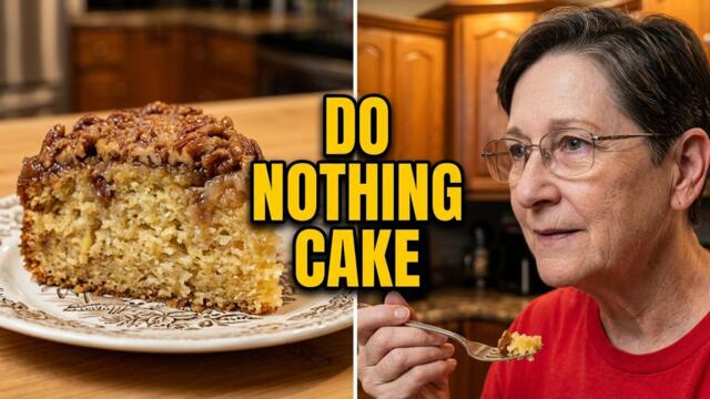 I Tried a 1970s Do Nothing Cake Recipe