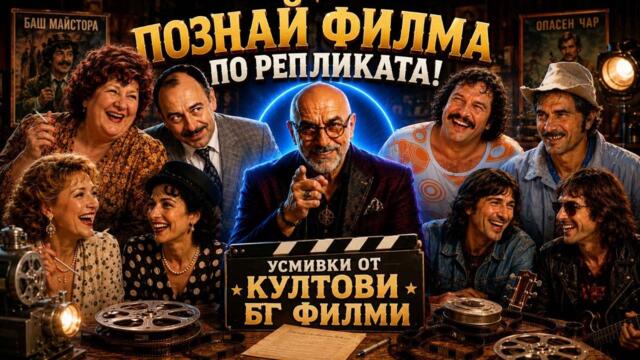 Познай филма по репликите – Усмивки от култови БГ филми