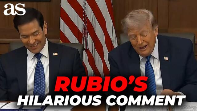 Marco Rubio's GOLF CART JOKE has Trump and the entire Cabinet LAUGHING OUT LOUD