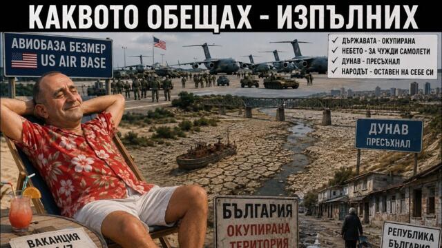 Радев излезе ваканция но проблемите остават!