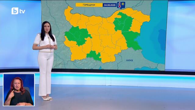 bTV Времето (03.08.2026 - централна емисия)