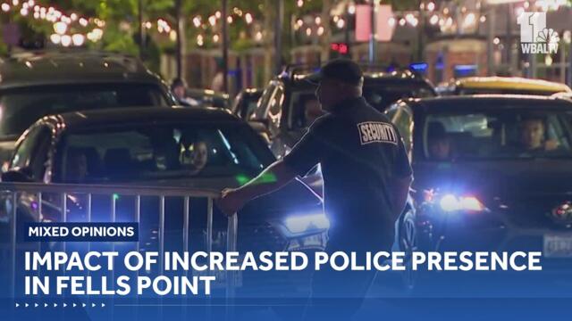 Impact of increased police presence in Fells Point