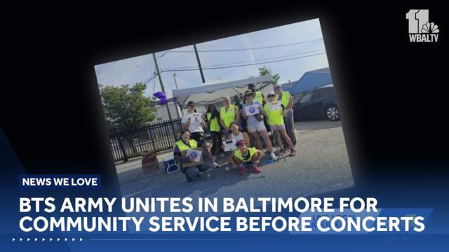 BTS ARMY performs community service ahead of Baltimore concerts