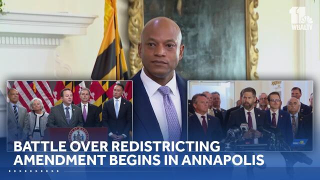 Partisan divide emerges over Maryland redistricting