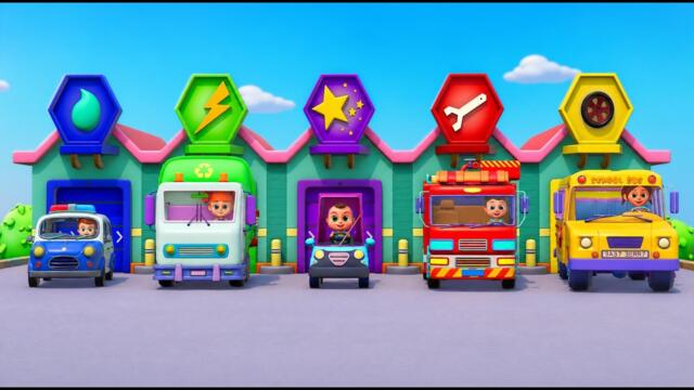 Color Garage Door Song 🎨🚗 Fun and Educational Kids Songs by Baby Berry