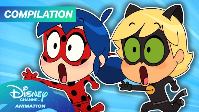 Miraculous Chibi Season 1 Compilation! 🥹🎬 | 10 Episodes | Disney Channel