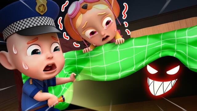 Monsters Under My Bed | Don’t Be Afraid of the Dark, Baby! | Rosoo Happy Kids & Nursery Rhymes