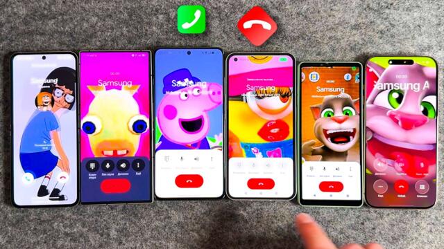 iPhone 16 PM + Sony 10V + OnePlus 12 + Z Flip 6 + Redmagic 9 + Nothing 1 Guess Who Incoming Call